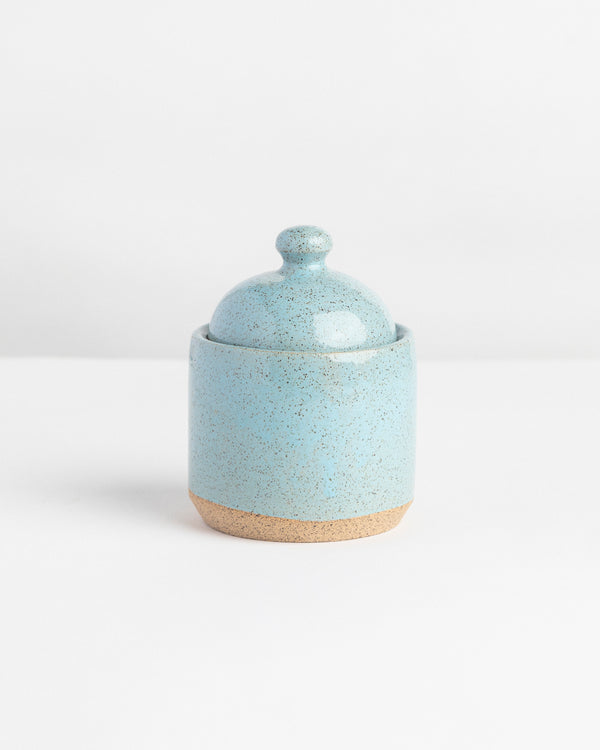 Açucareiro de cerâmica azul Lavanda